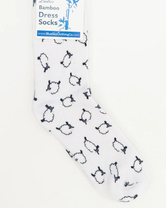 Sheep Bamboo Dress Socks 🍁
