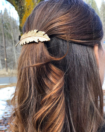 Leaf Barrette