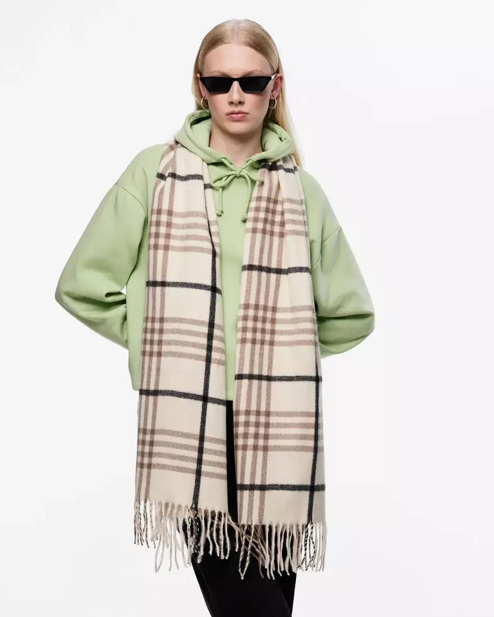 The Lesia Plaid Long Scarf - 4 COLORS