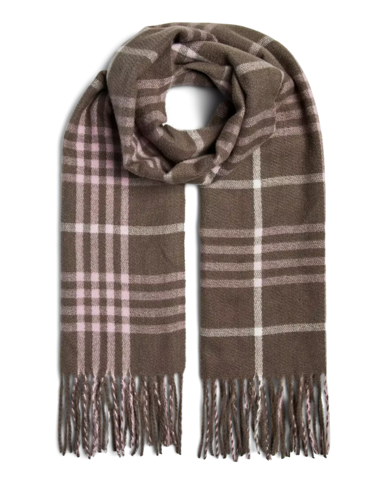 The Lesia Plaid Long Scarf - 4 COLORS