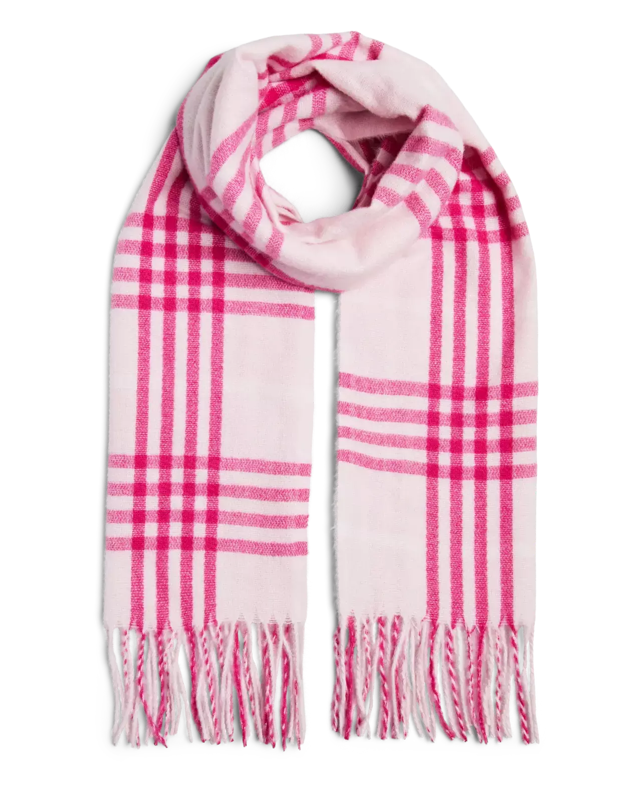 The Lesia Plaid Long Scarf - 4 COLORS