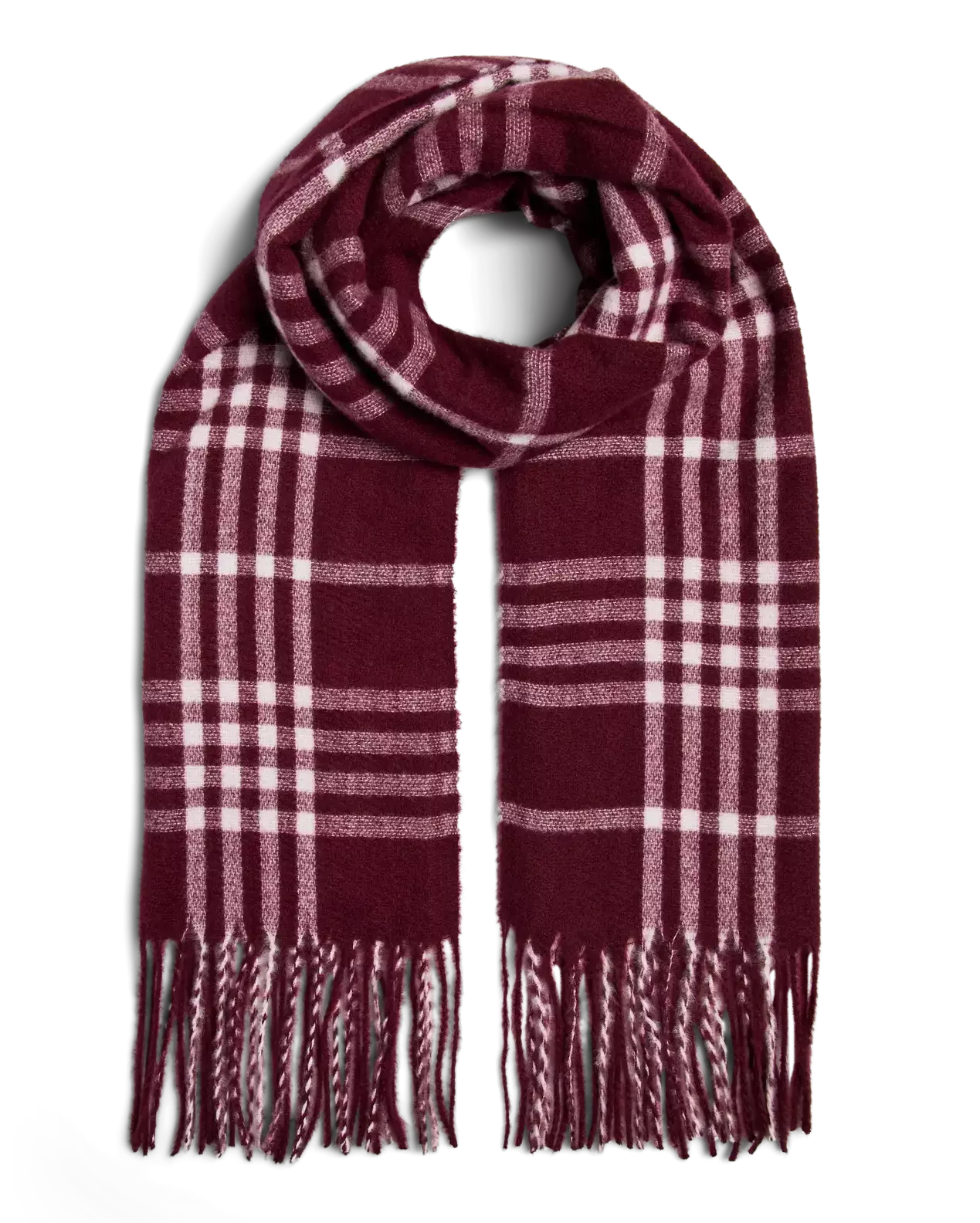 The Lesia Plaid Long Scarf - 4 COLORS