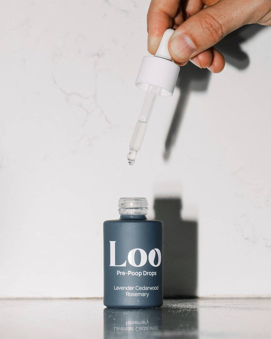 Pre-Poop Toilet Drops (Lavender, Cedarwood + Rosemary)