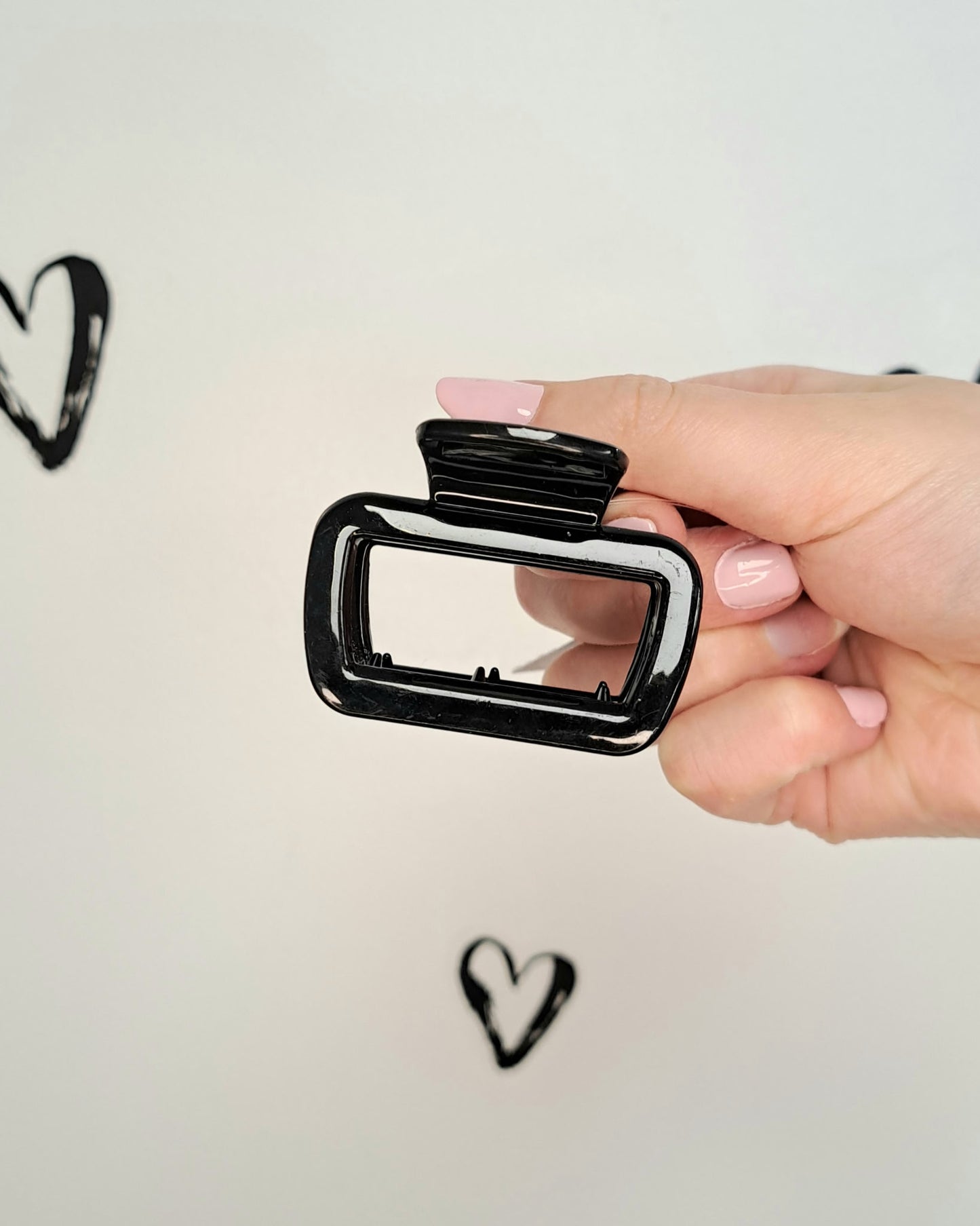 Rounded Rectangular Claw Clips