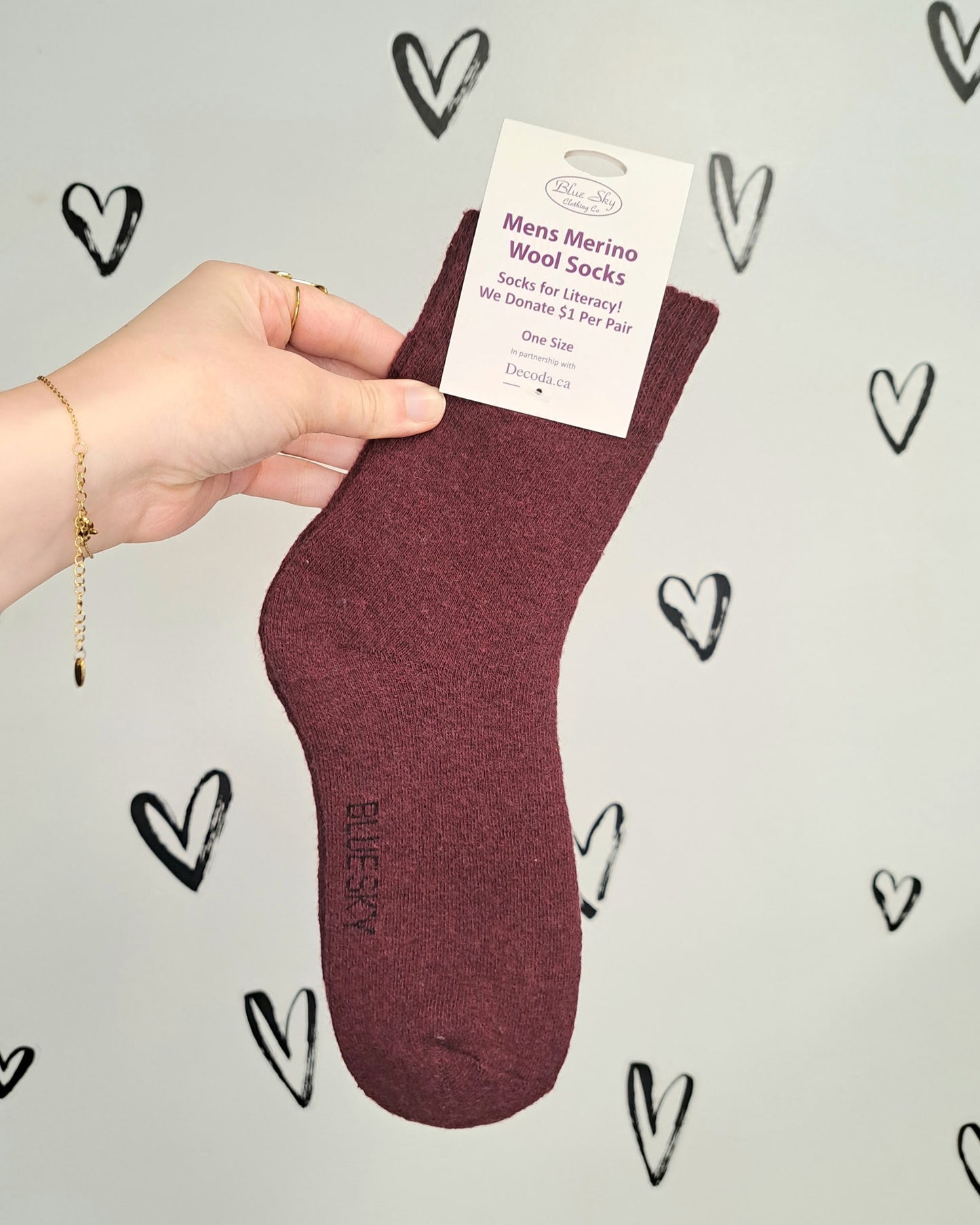 Menโs Merino Wool Socks ๐ 5 COLORS