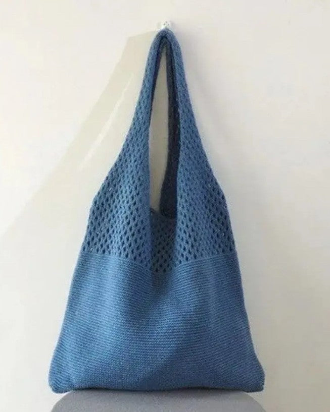 Mesh Knit Tote Bag