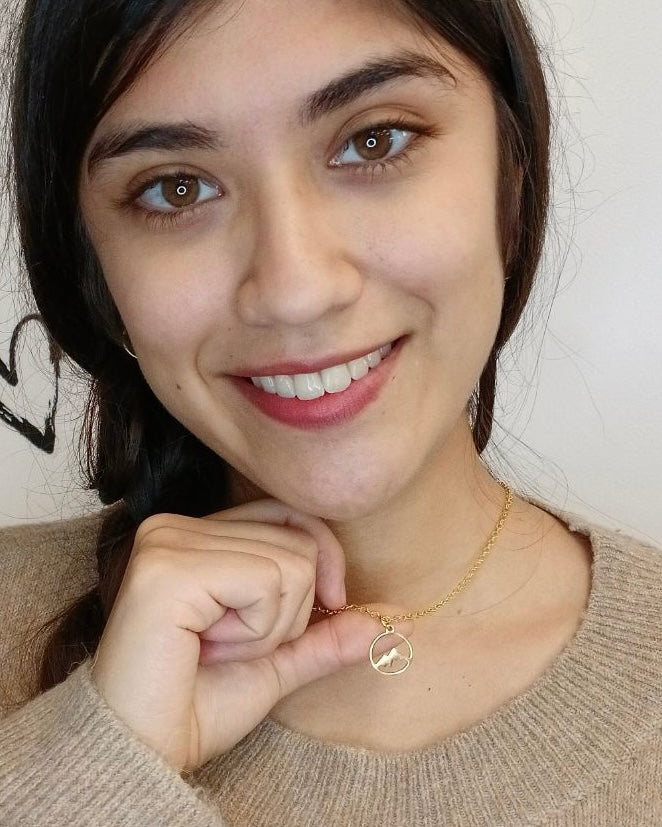 Mountain Gold Necklace