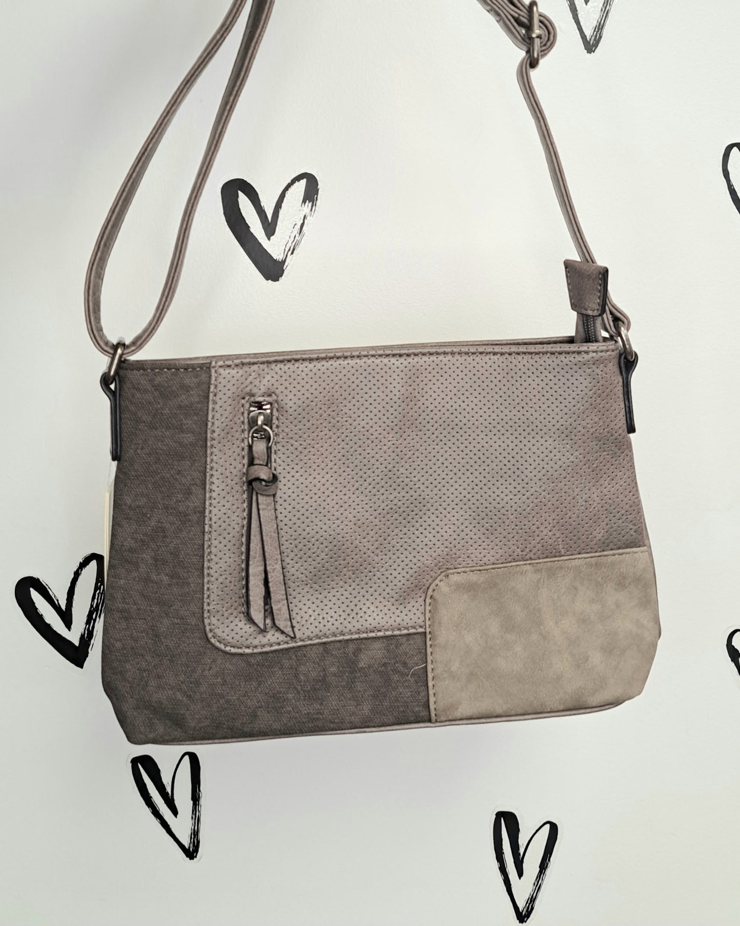 Patchwork Crossbody Bag 🍁 6 COLORS