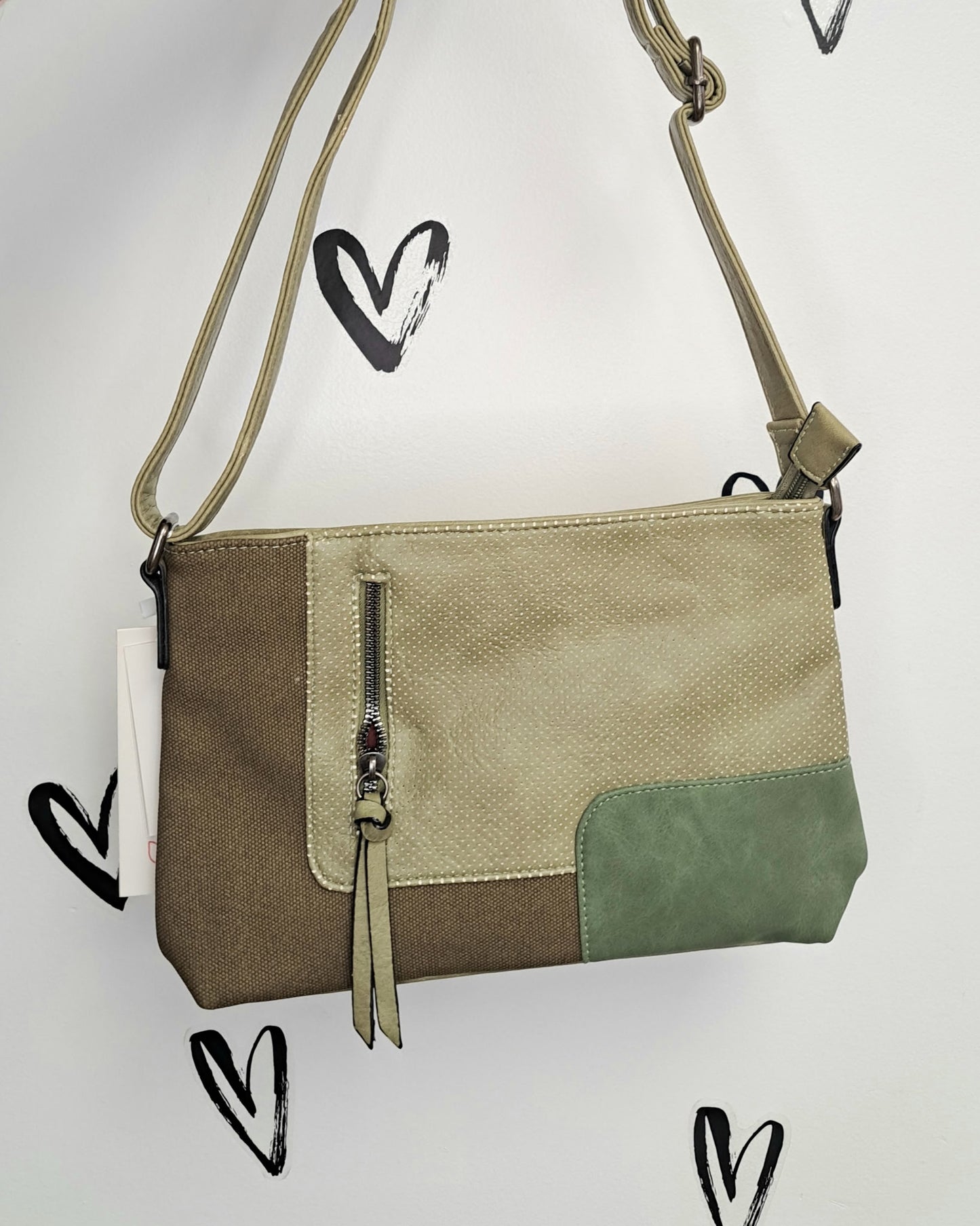 Patchwork Crossbody Bag 🍁 6 COLORS