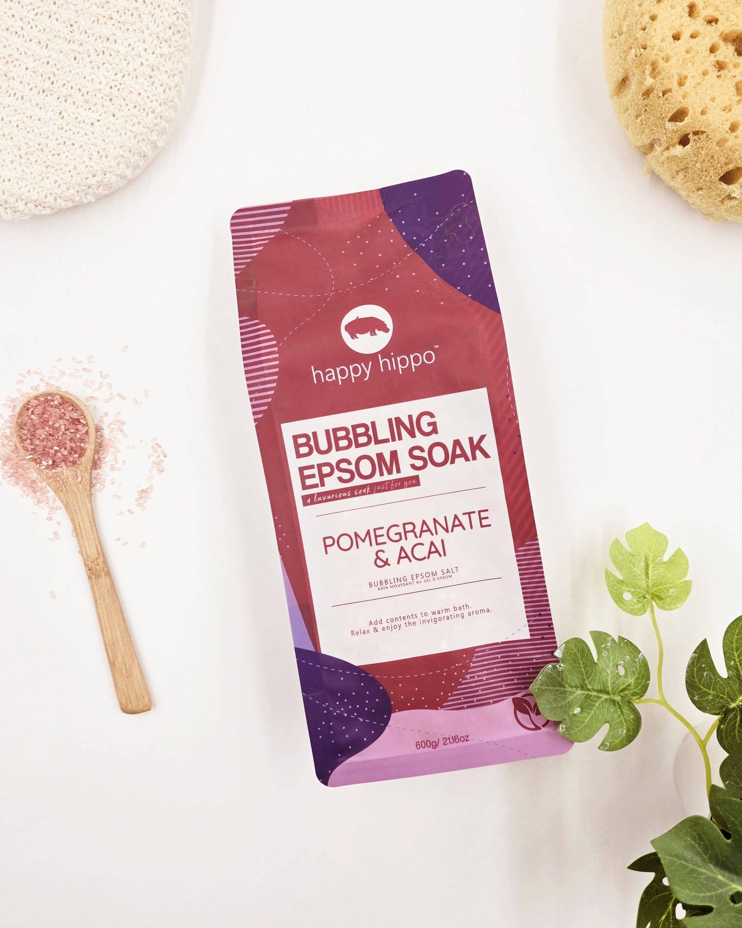 Pomegranate + Acai Bubbling Epsom Soak 🍁