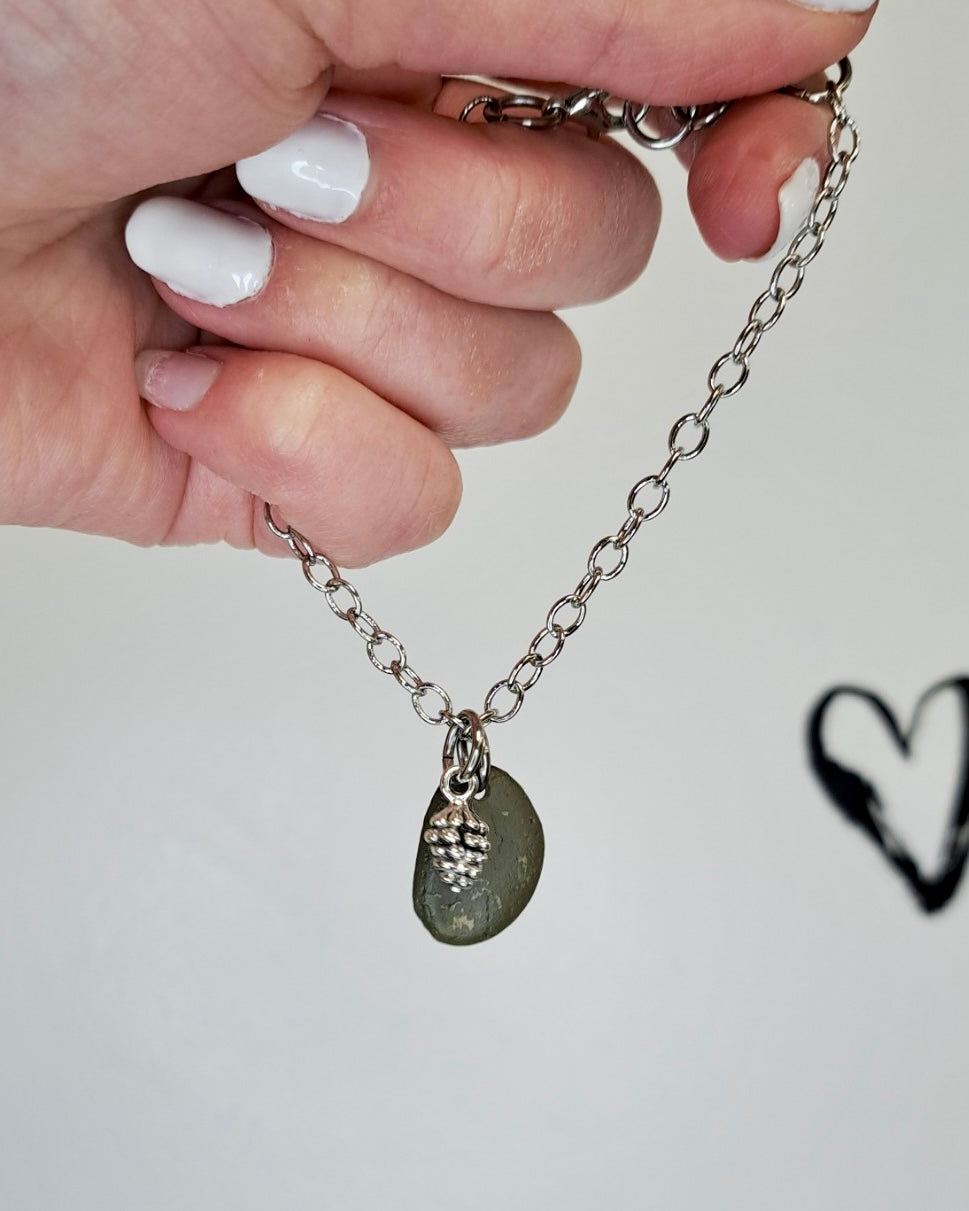 Stone + Nature Silver Bracelet