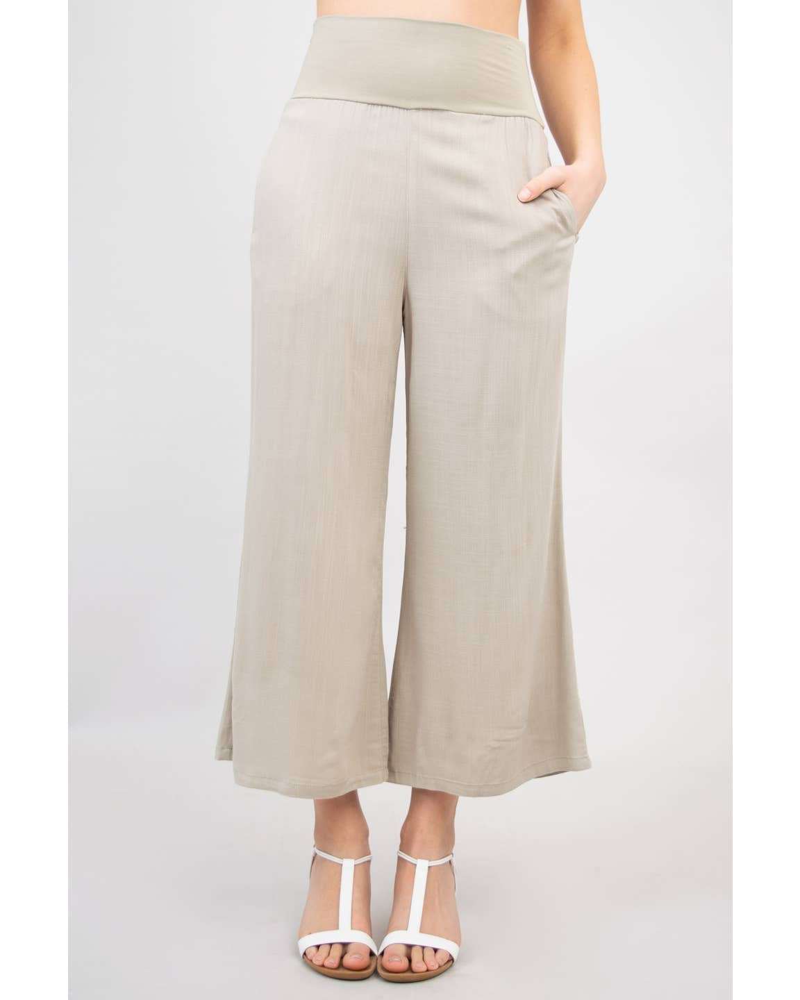 The Landon Linen/Bamboo Capri Ankle Pant 🍁 - 4 COLORS