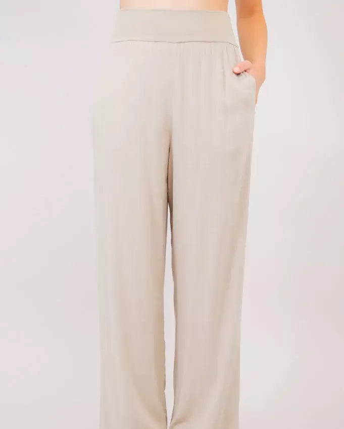 The Landon Linen/Bamboo Pant π - 3 COLORS