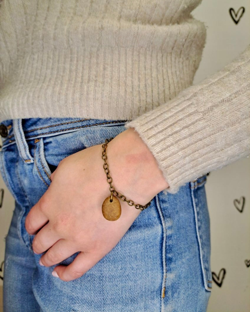 Single Stone Suspended Bracelet