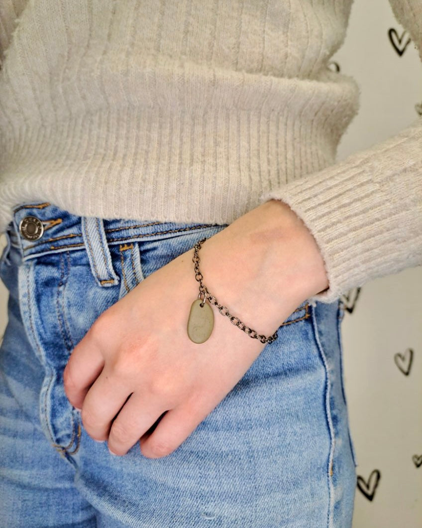 Single Stone Suspended Bracelet