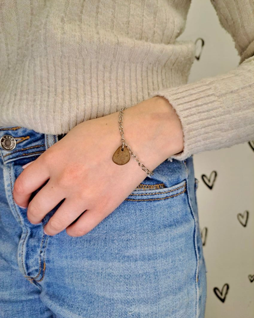 Single Stone Suspended Bracelet