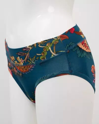 The Teal Fantasy Hipster Bamboo Underwear π