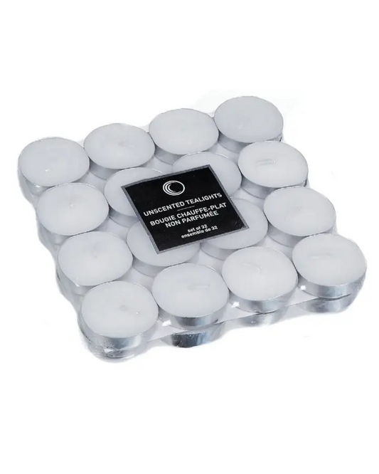 Unscented Tea Light Candle - 32 Pack 🍁