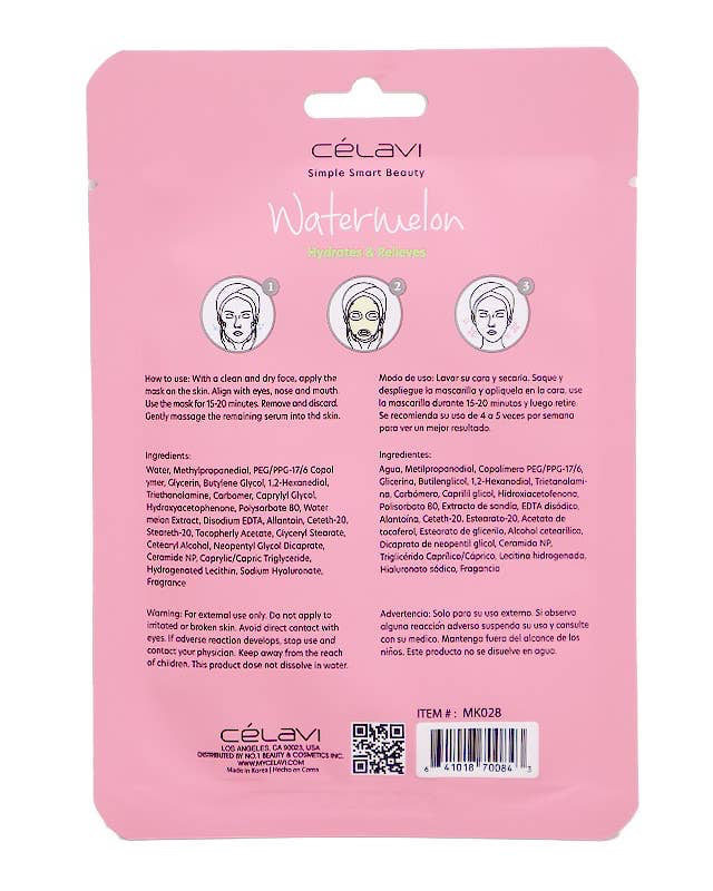 Watermelon Hydrating Facial Mask