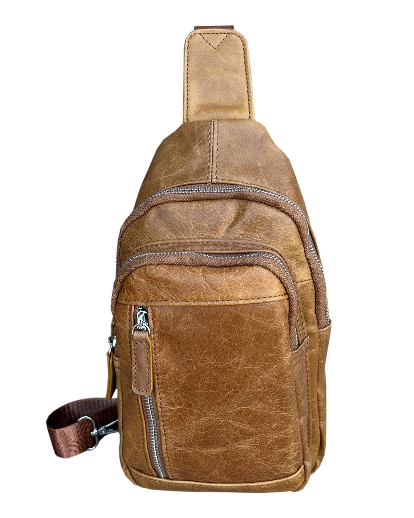 Leather Sling Bag / Backpack
