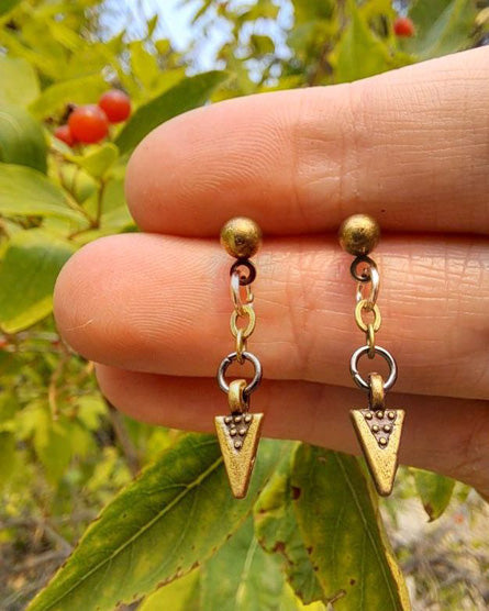 Cinder Glow Studs