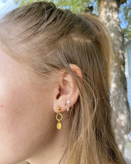 Leaf Shadow Studs