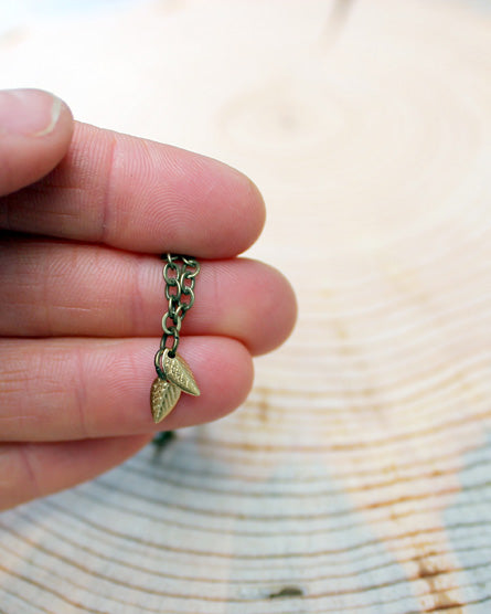 raw brass floating bar bracelet