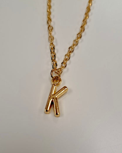 Gold Initial Necklace