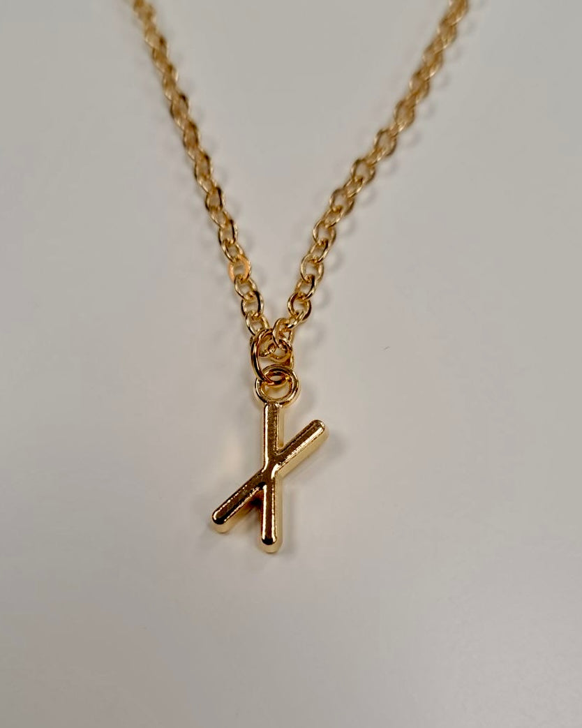 Gold Initial Necklace