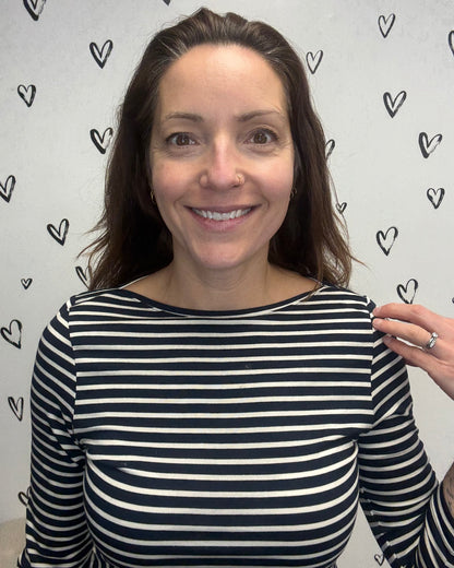 The Fiona 3/4 Boatneck Top - 2 COLORS