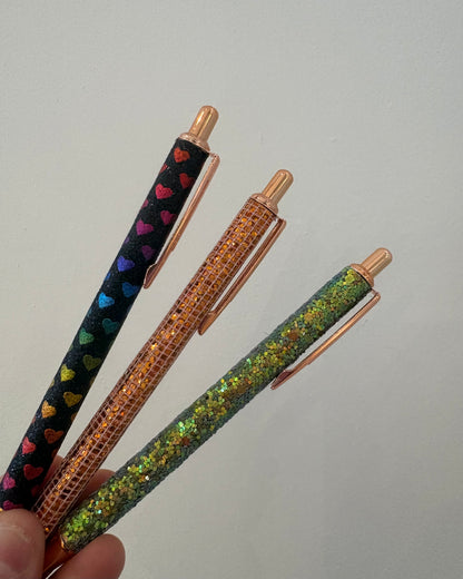Sparkly Rose Gold Pen