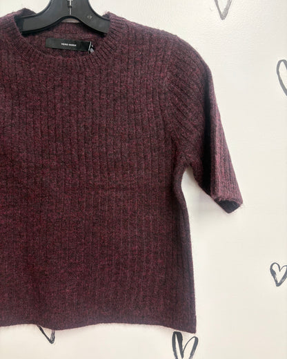 The Sally Crew Neck Half Sleeve Knit - 3 COLORS