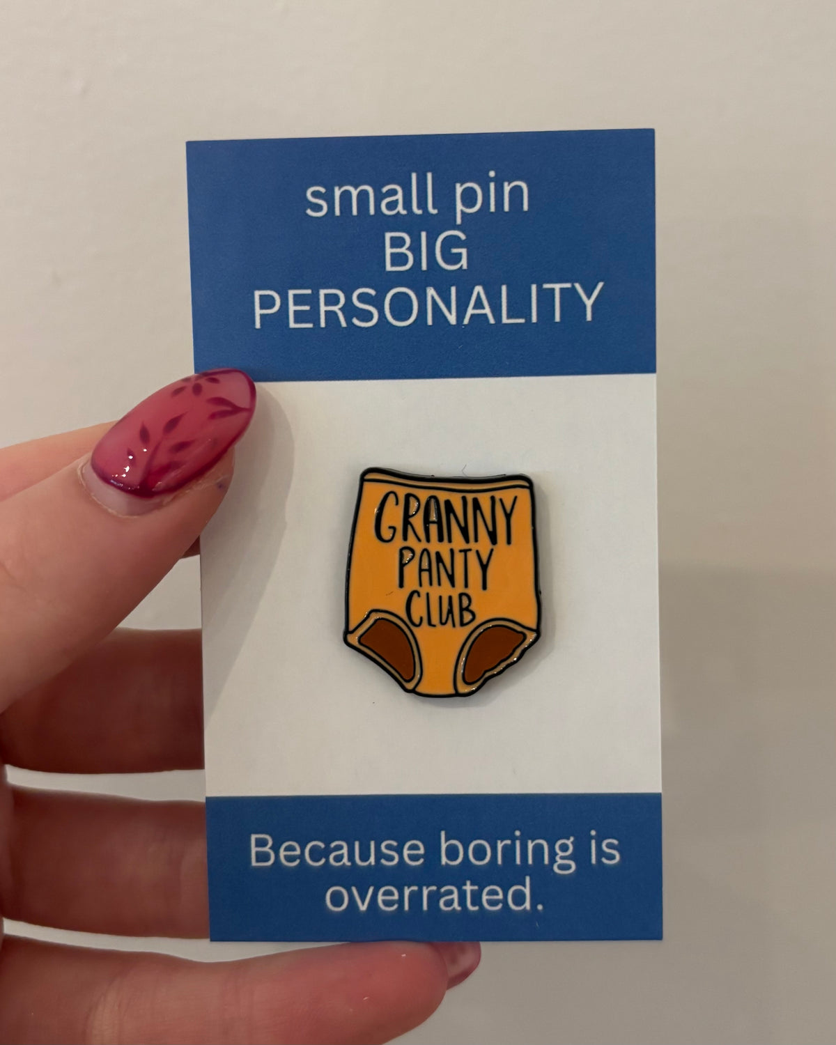 Granny Panty Club Enamel Pin