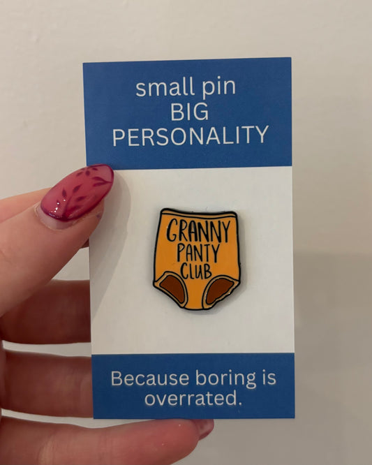 Granny Panty Club Enamel Pin