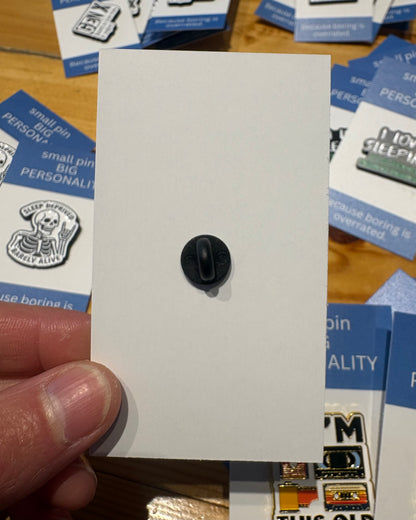 Powered by ADHD Enamel Pin