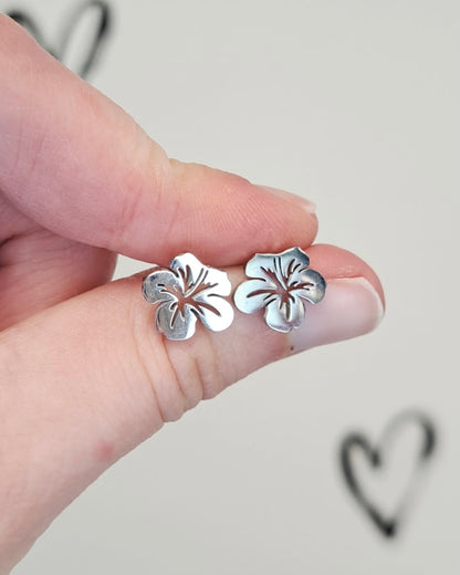 Hibiscus Flower Studs