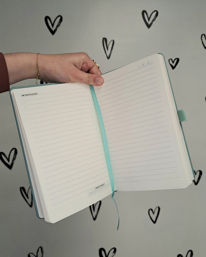 Vegan Leather Lined Notebook - 4 COLORS 🍁