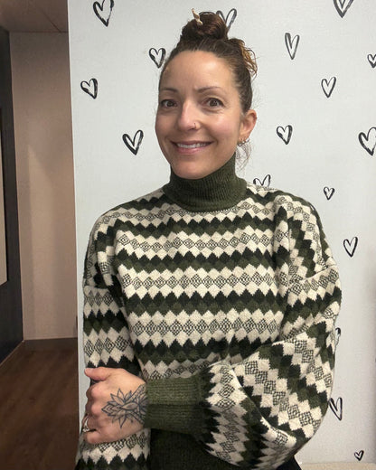 The Gaiva High Neck Sweater - 2 COLORS