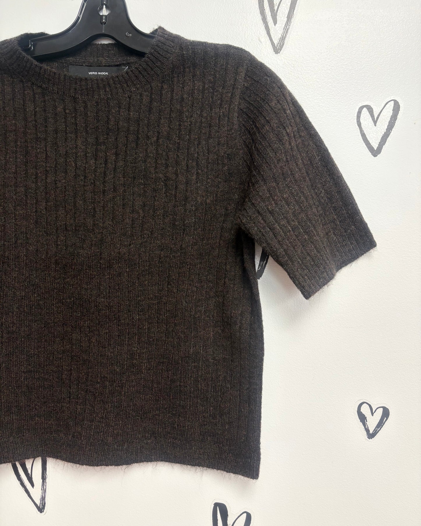 The Sally Crew Neck Half Sleeve Knit - 3 COLORS