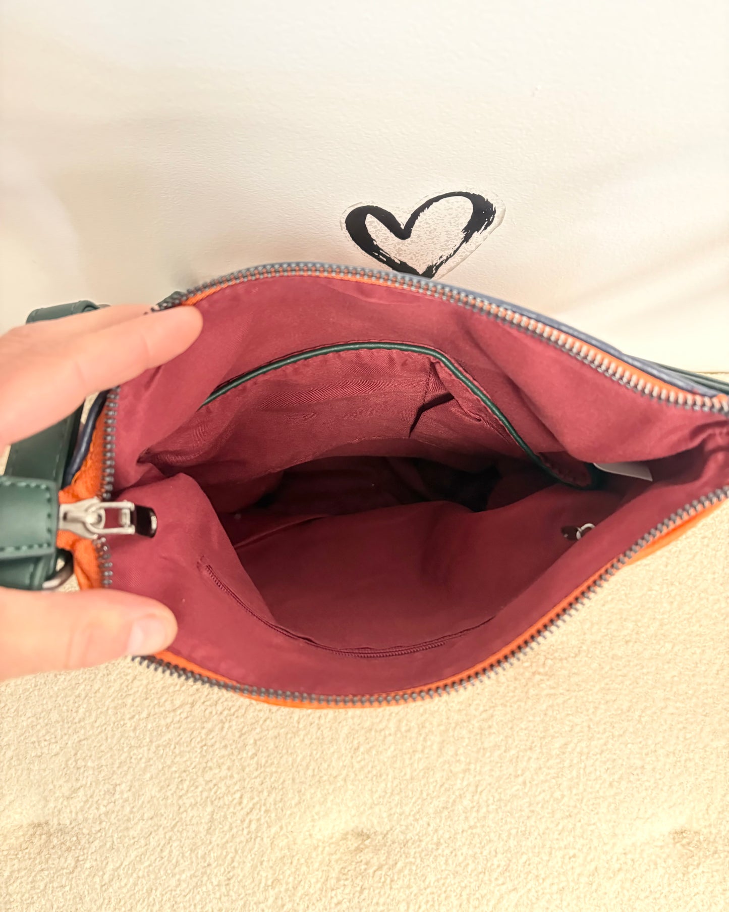 Autumn Orange Crossbody Purse 🍁