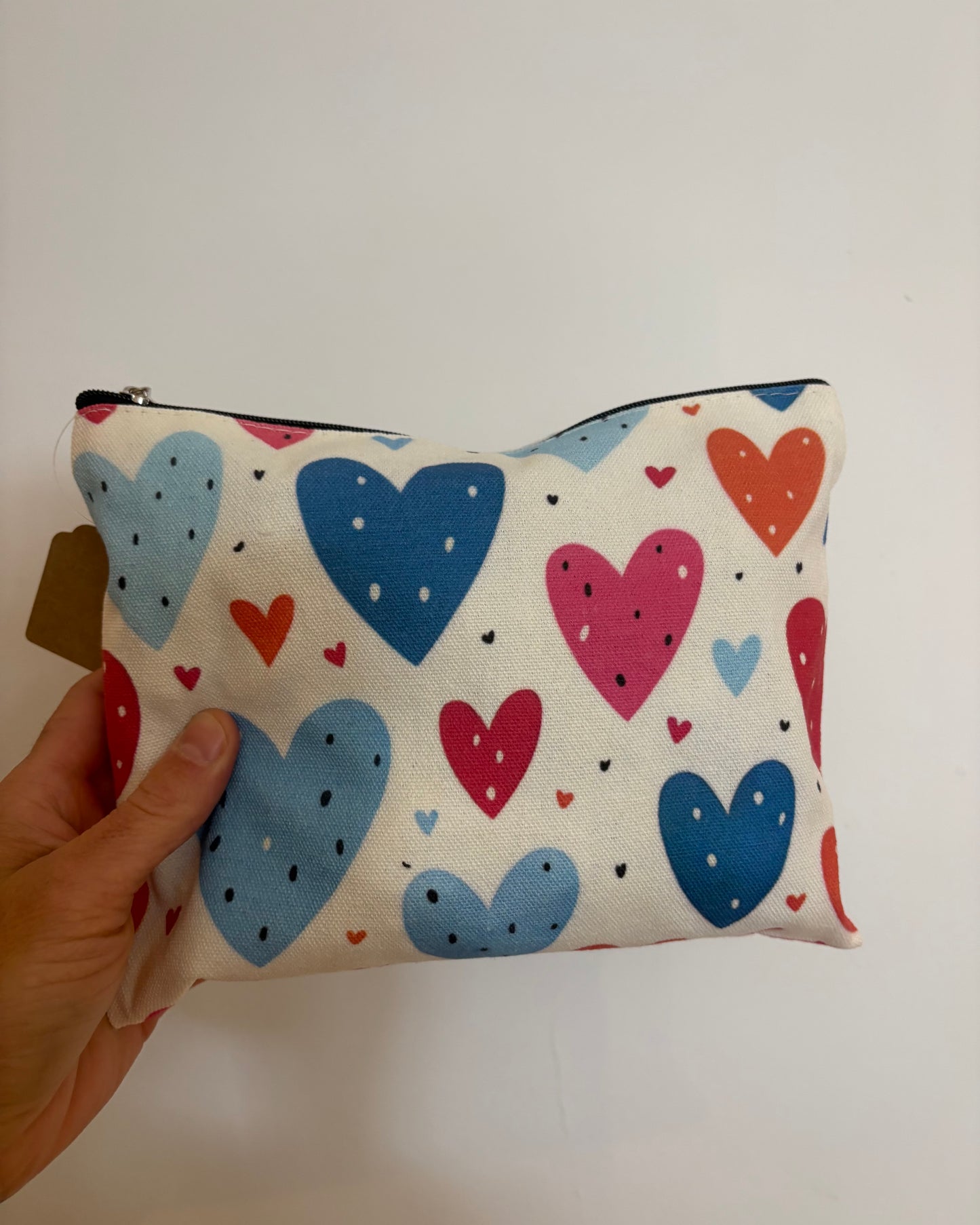 Large Heart Cosmetic Bag