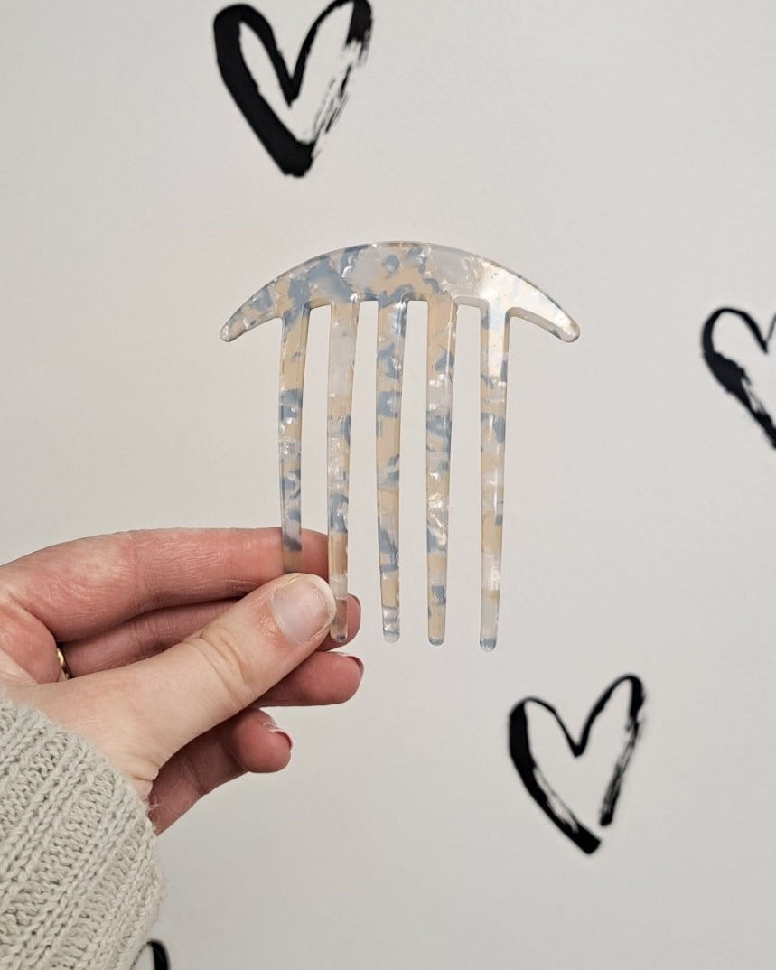 Resin Hair Fork Comb