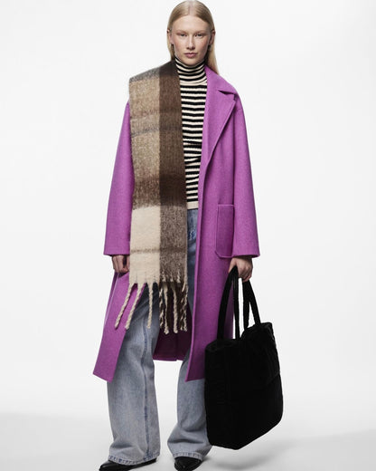 The Lysna Plaid Long Scarf - 4 COLORS