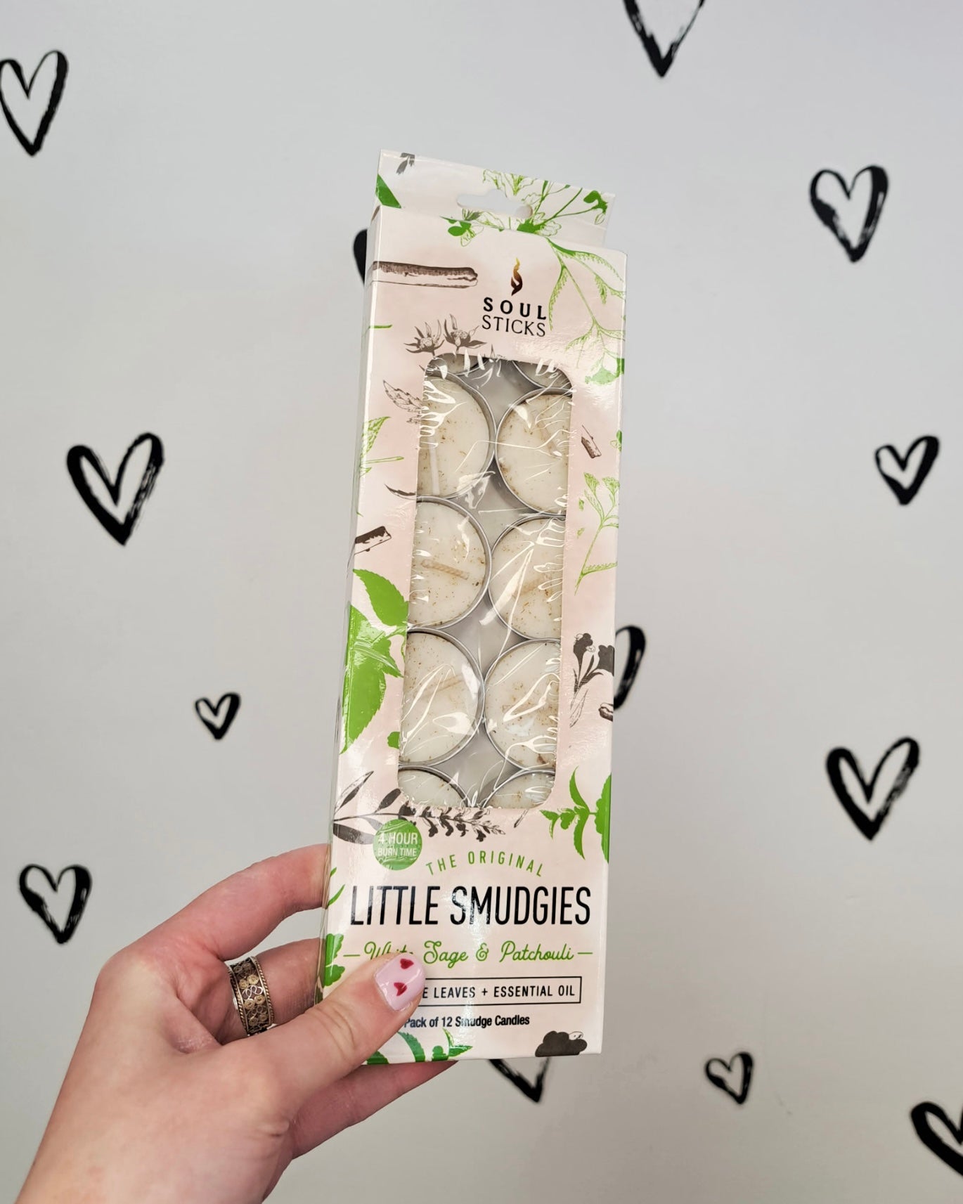 Patchouli + White Sage Little Smudgies Tea Light Candle Pack