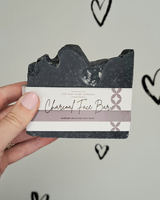 Charcoal Face Bar Natural Soap 🍁