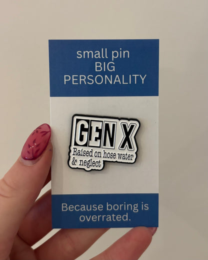 GenX Enamel Pin