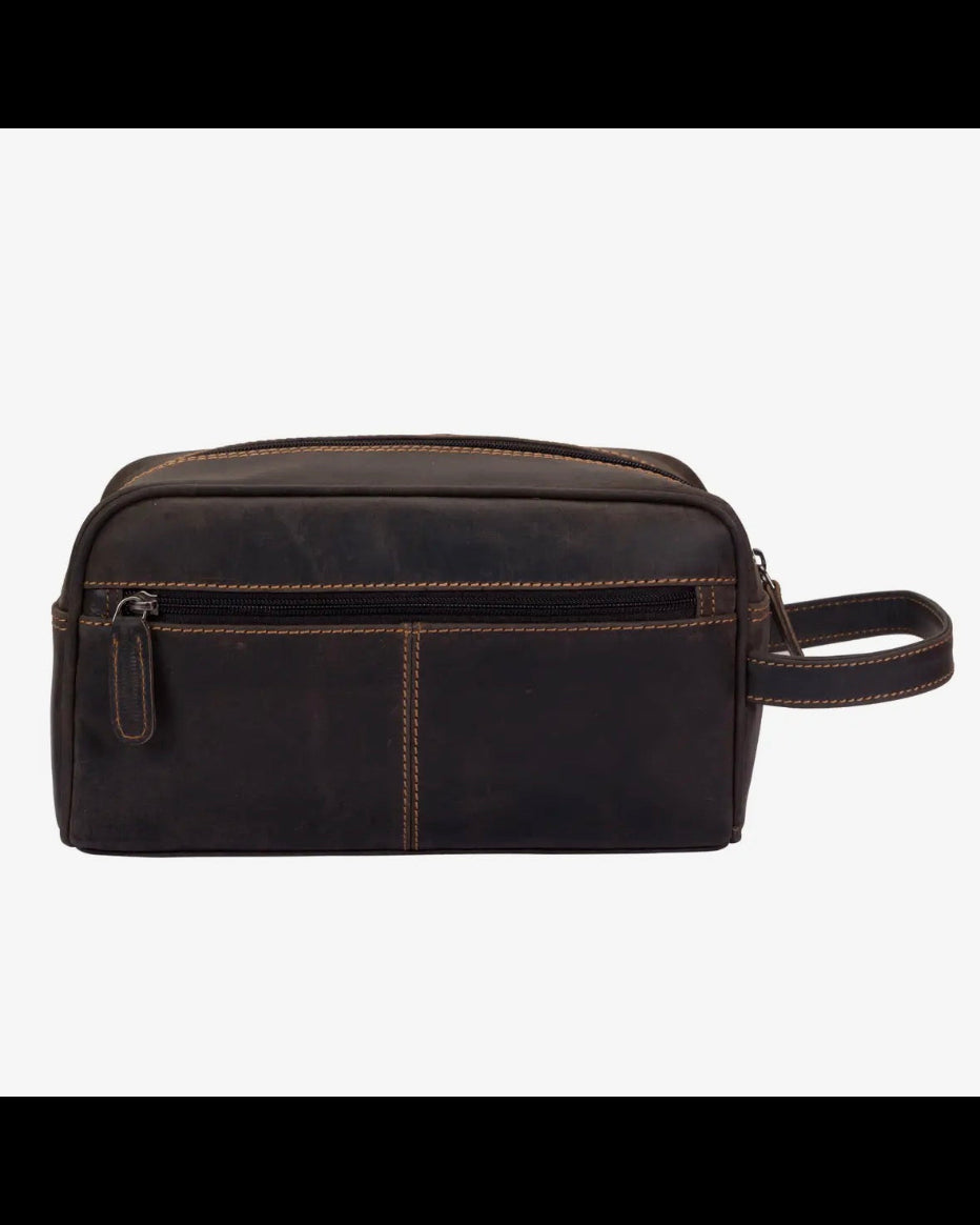 Banff Leather Toiletry Bag