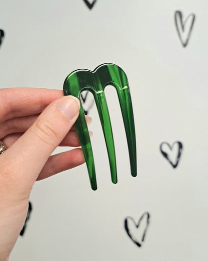 3 Prong Resin Hair Comb