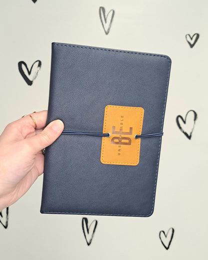 Vegan Leather Hardbound Lined Notebook 🍁