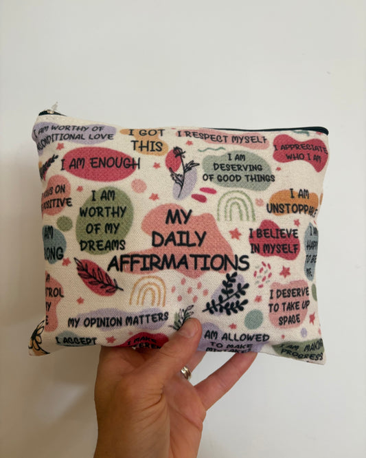 My Daily Affirmations Cosmetic Bag